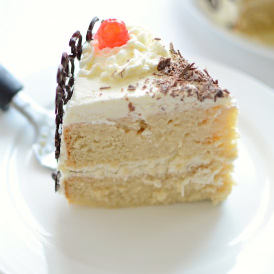 Eggless Tres leches Cake