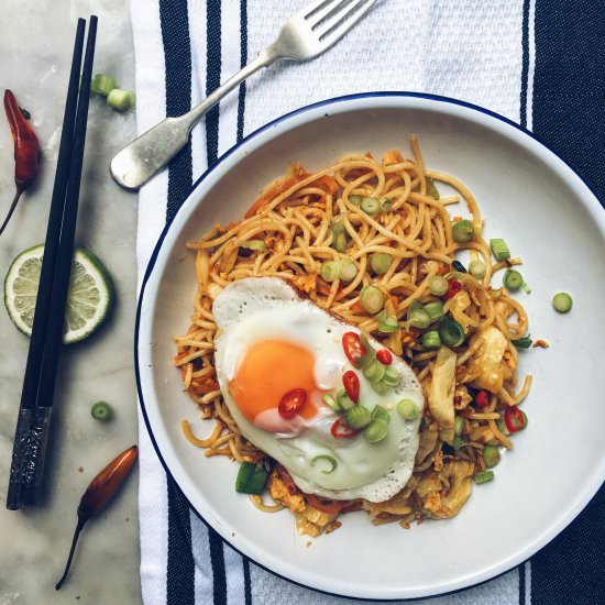 Vegetarian Nasi Goreng Noodles