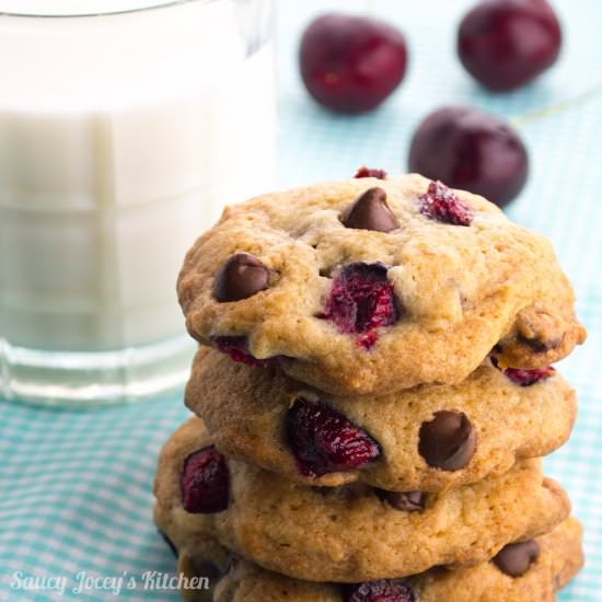 Cherry Chocolate Chip Cookies