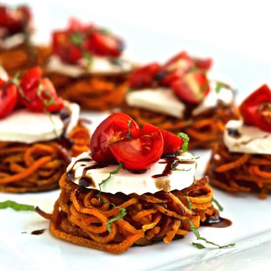Sweet Potato Caprese Sliders