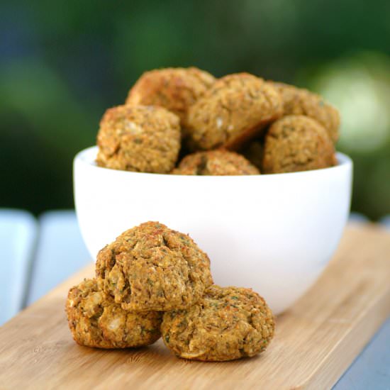 Italian Style Baked Lentil Balls