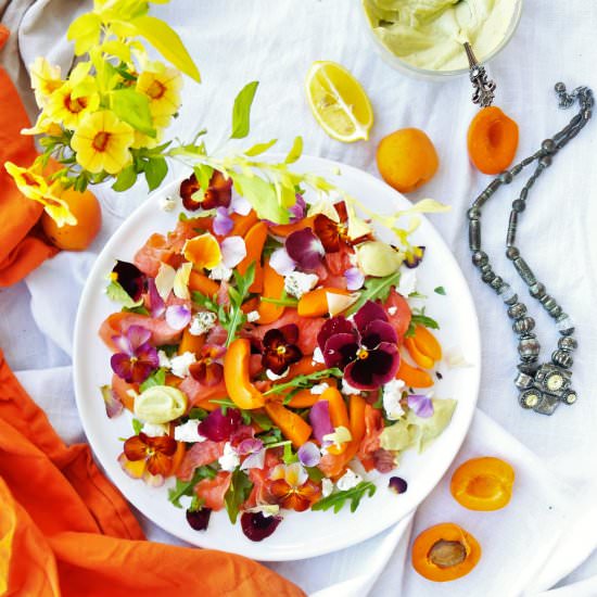 Smoked Salmon Apricot Salad