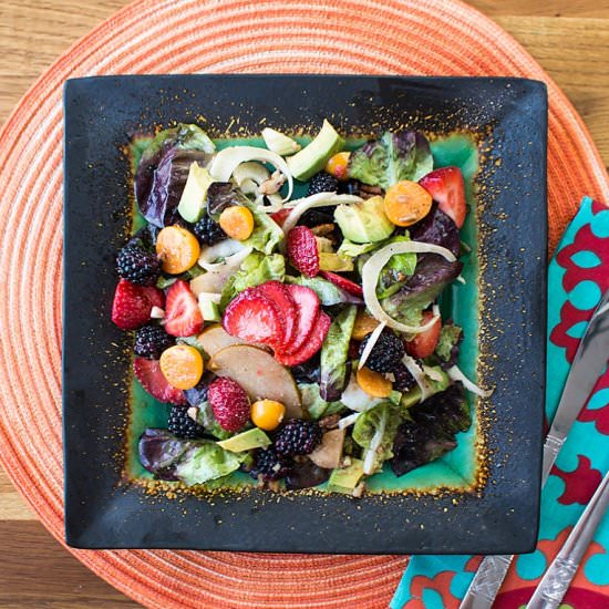 Paleo Summer Moscato Strawberry Salad