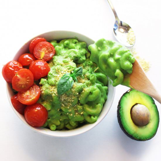 Vegan Avocado Mac & Cheese