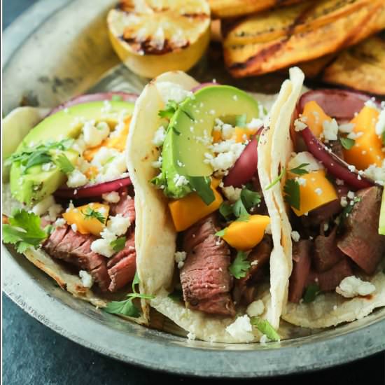Grilled Steak Street Tacos