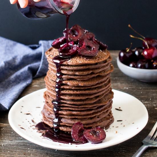 Chocolate pancakes