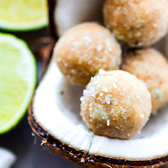 No Bake Coconut Margarita Bites