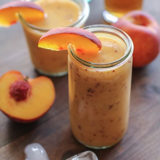 Peach Bourbon Slush