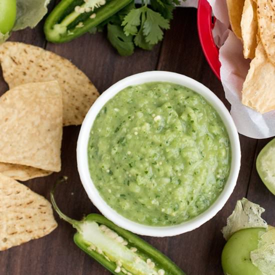 Avocado-Tomatillo Salsa Verde