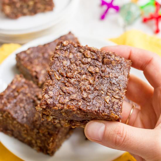 Healthier no-bake cookie bars