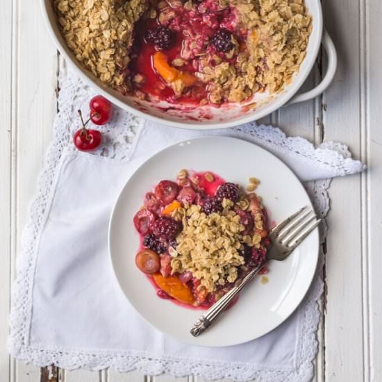 Summer Fruit Crisp