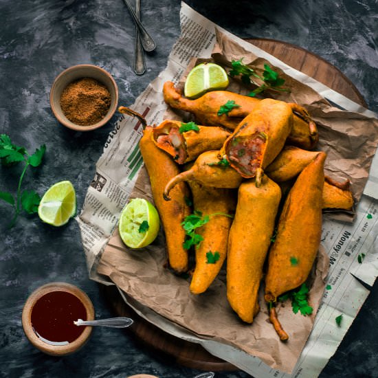 Rajasthani Mirchi Vada