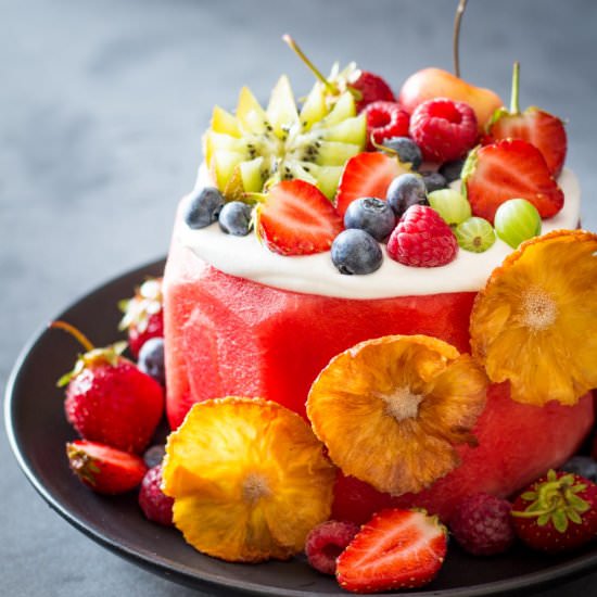 Vegan Watermelon Cake