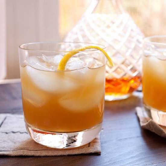 Apple Cider Shrub Cocktail