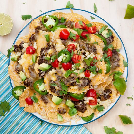 Barbecue Beef Nachos