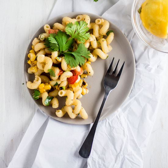 Corn and Tomato Pasta Salad