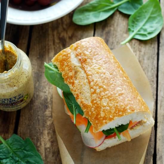 The Best Veggie Sandwich