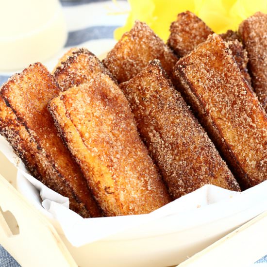 Cinnamon French Toast Sticks