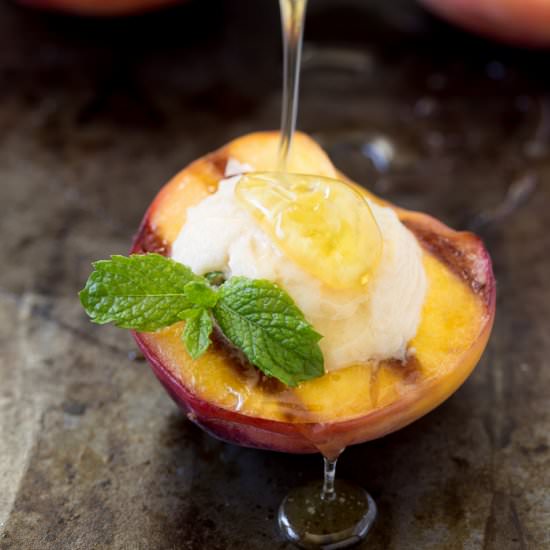 Grilled Peaches