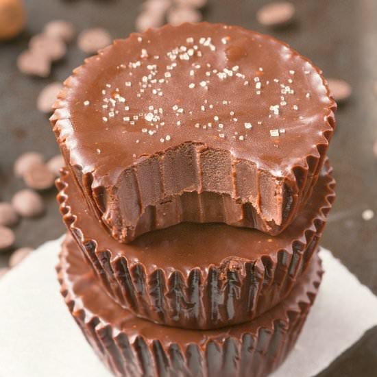 Healthy 3 Ingredient Nutella Fudge