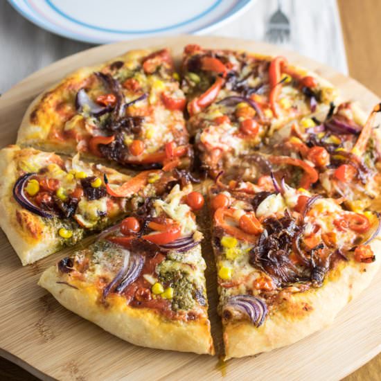 Homemade Frozen Pizza