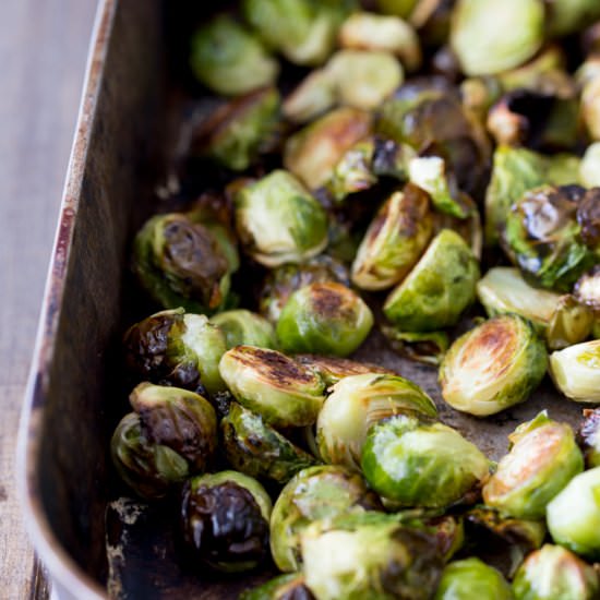 Roasted Brussels with Fish Sauce