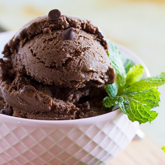 Healthy Chocolate Mint Ice Cream