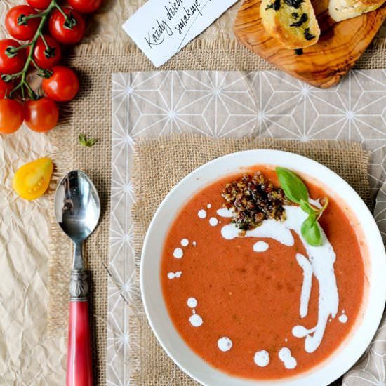 Cold Tomatoes Soup