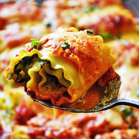 Madison’s Shrimp Lasagna Rolls