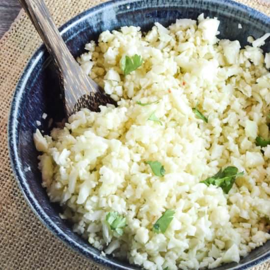 Stovetop Cauliflower Rice