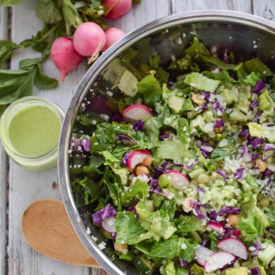 Green Cauliflower Rice Salad