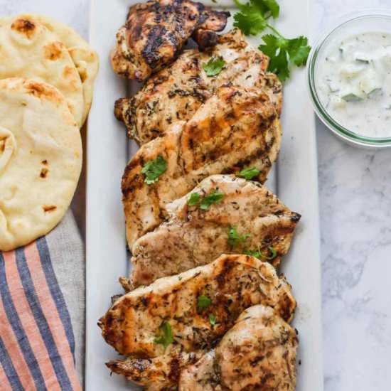 Grilled Chicken Souvlaki