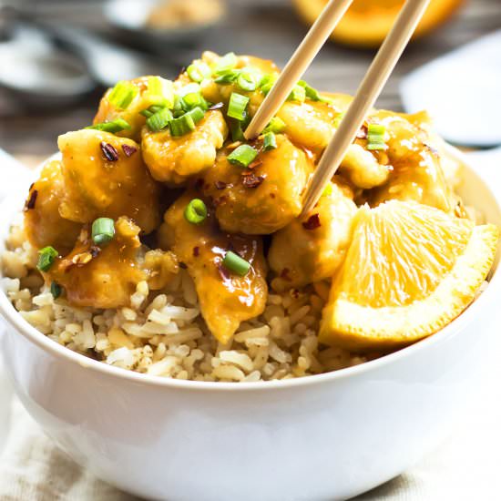 Crispy Chinese Orange Chicken