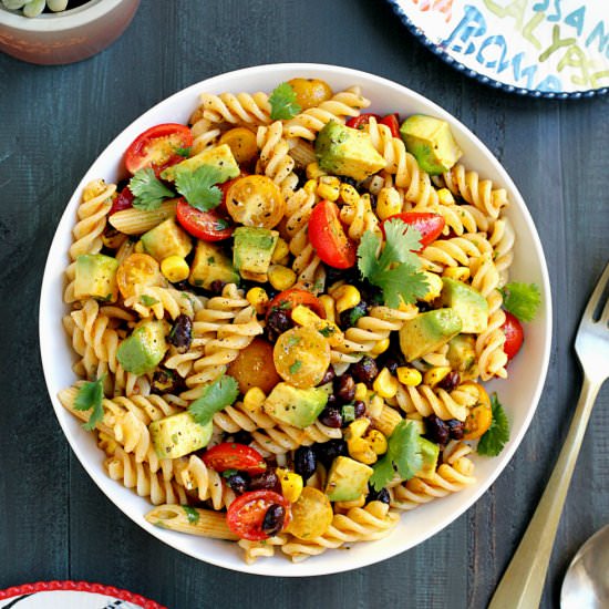 Tangy Mexican Pasta Salad