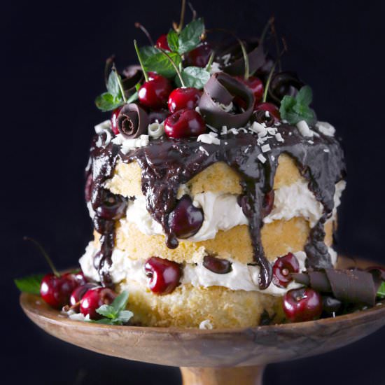 White Forest Cake
