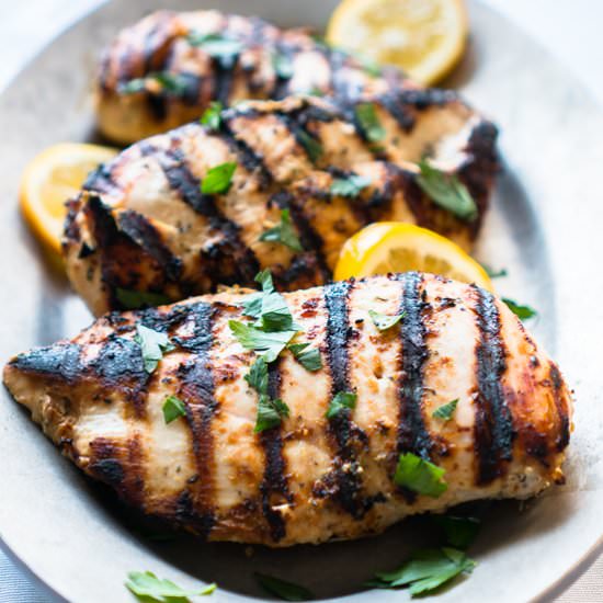 Yogurt Marinated Greek Chicken