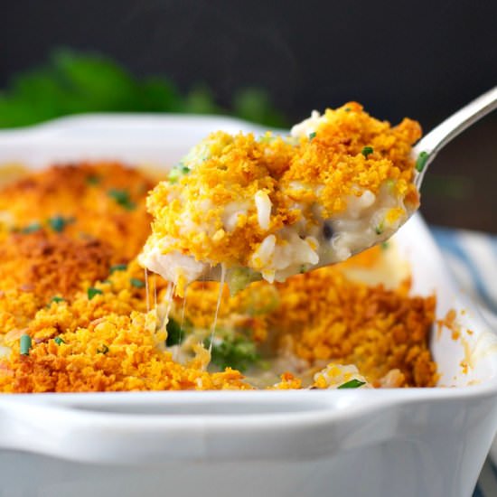 Cheddar Chicken & Broccoli Bake