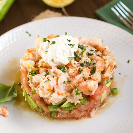 Tomato-Shrimp-Avocado Salad