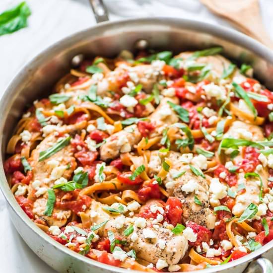 One Pan Chicken Feta Pasta