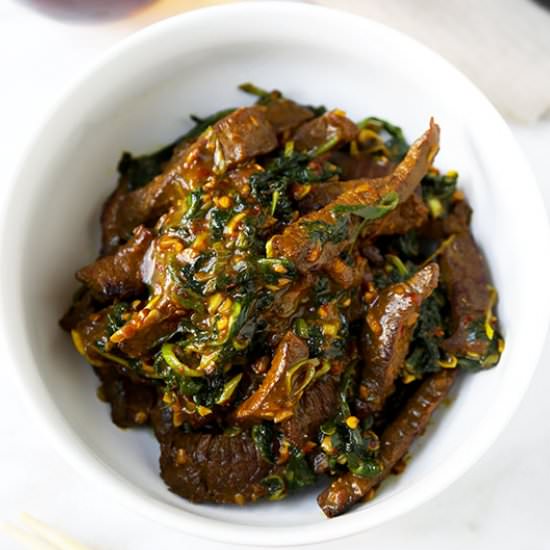 Hunan Beef With Cumin