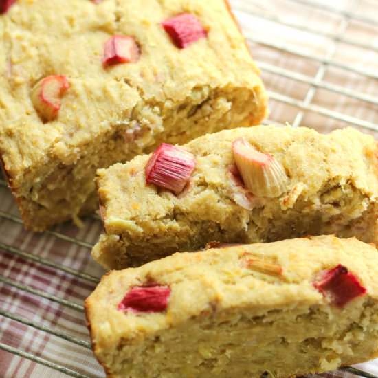 Rhubarb Orange Quick Bread