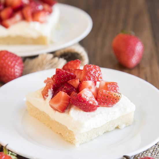 Strawberry Shortcake Cookie Bars
