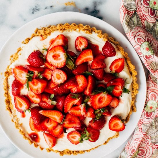 White Chocolate Mousse Tart