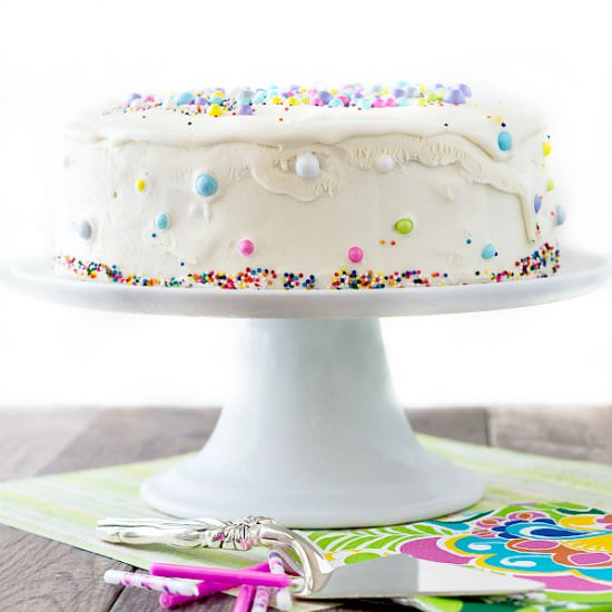 Neapolitan No-Churn Ice Cream Cake