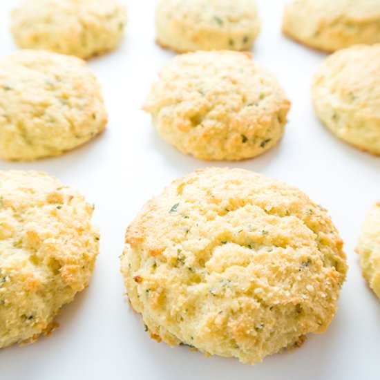 Low Carb Garlic Parmesan Biscuits
