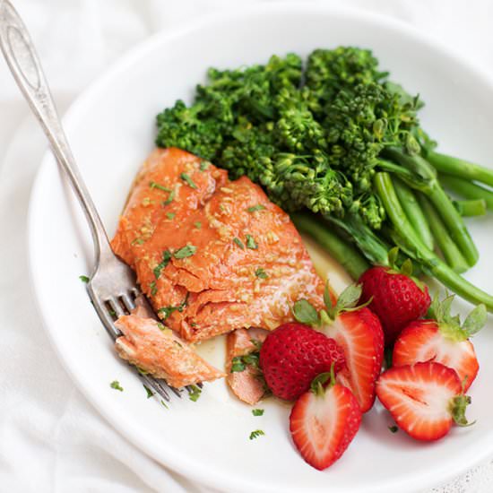 honey garlic salmon