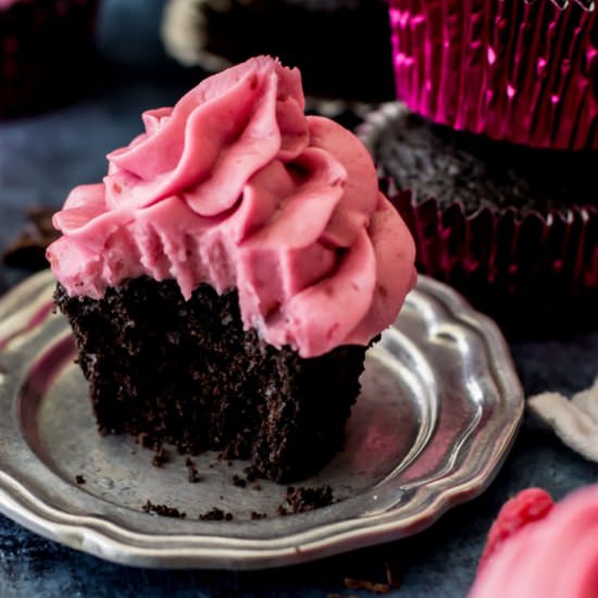 Dark Chocolate Cupcakes