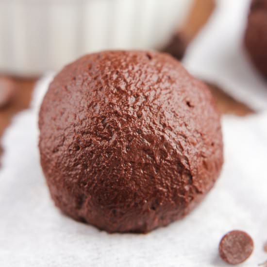Dark Chocolate Pomegranate Truffles