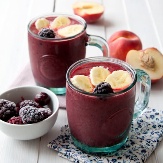 Blackberry summer smoothie