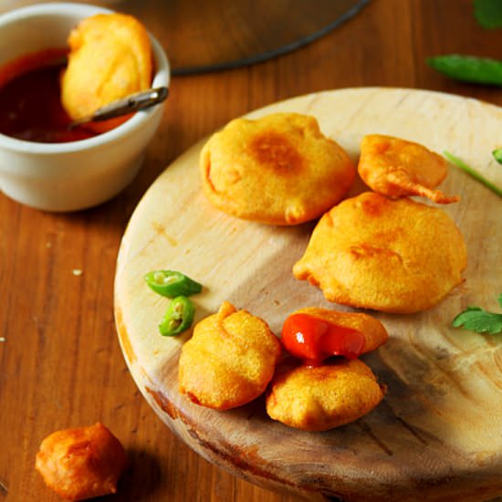 Sweet Potato Bhajji Fritters